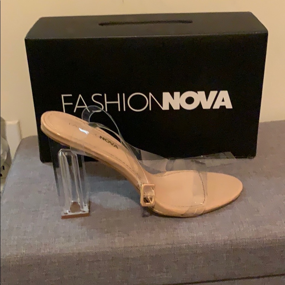 Transparent heels